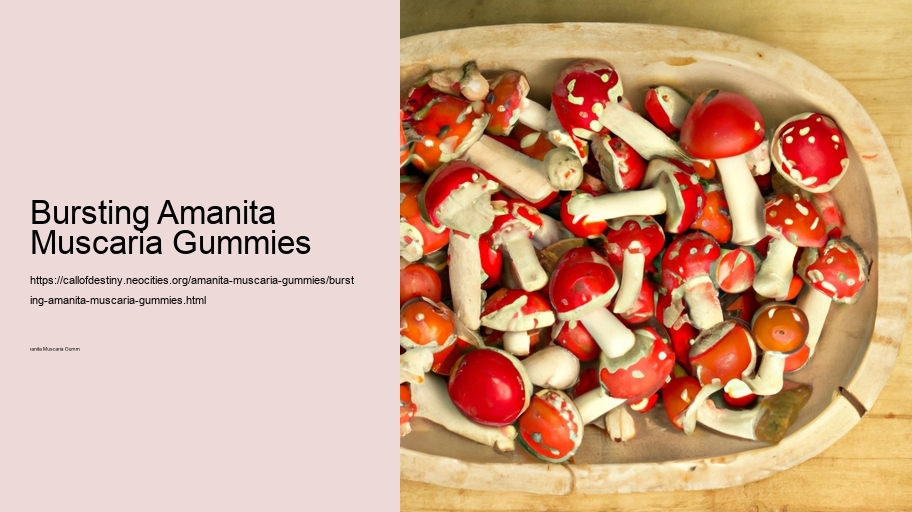 Bursting Amanita Muscaria Gummies