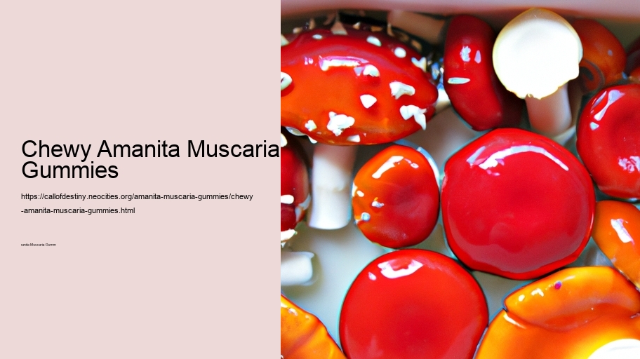 Chewy Amanita Muscaria Gummies