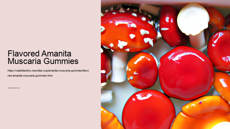 Flavored Amanita Muscaria Gummies