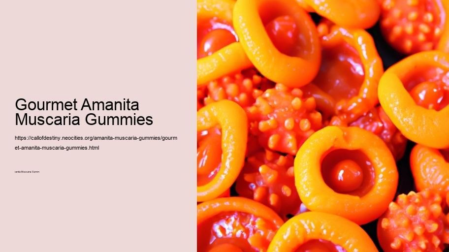 Gourmet Amanita Muscaria Gummies