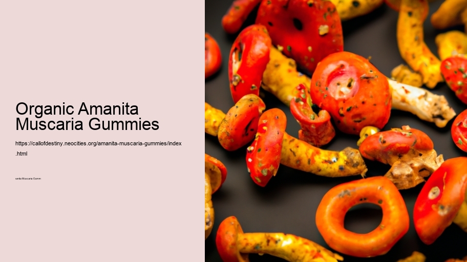 Organic Amanita Muscaria Gummies