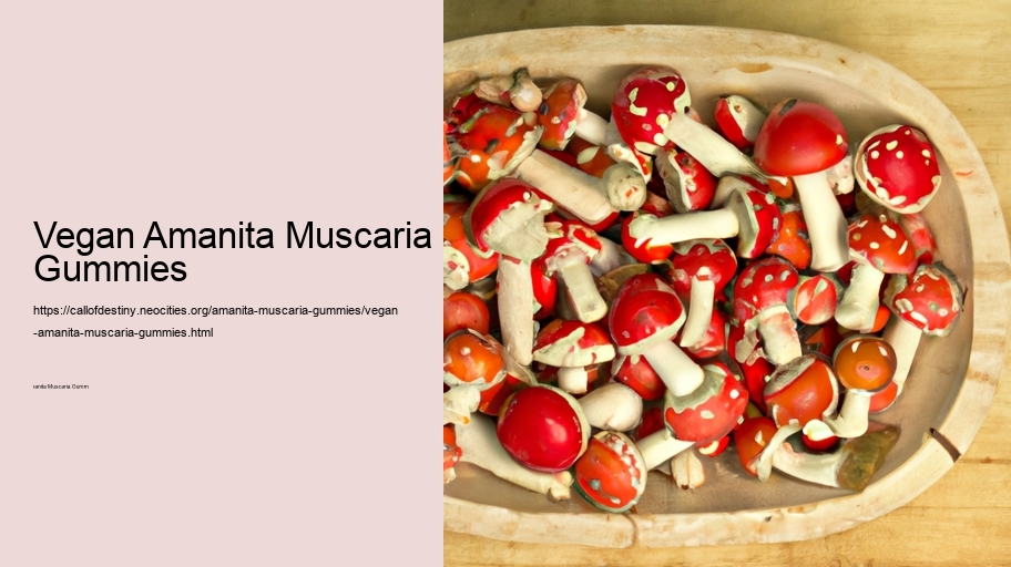Vegan Amanita Muscaria Gummies