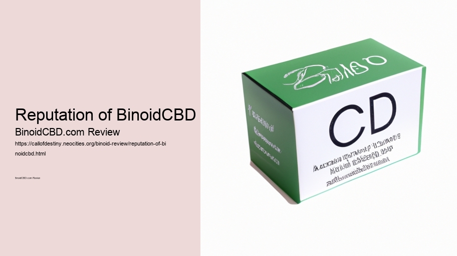 Reputation of BinoidCBD