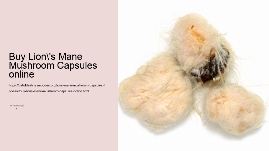 Buy Lion's Mane Mushroom Capsules online