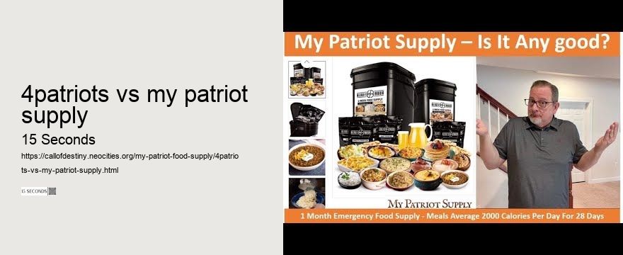 4patriots vs my patriot supply