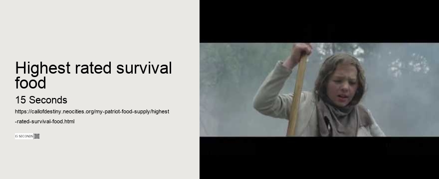 highest rated survival food