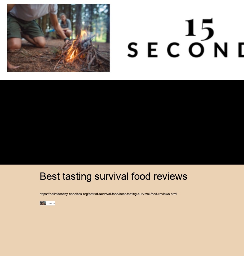 best tasting survival food reviews